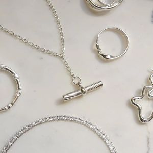 Daisy Estee Lalonde T-Bar Necklace - Silver - ELN04_SLV