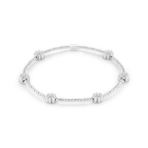 Annie Haak Fleurette Silver Charm Bracelet B2593-17