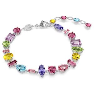 Swarovski Gema Bracelet - Multicolour Mixed Cut with Rhodium Plating 5656427