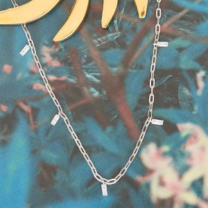 Ania Haie Glow Drop Necklace - Silver N018-02H