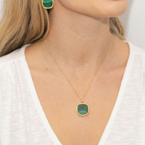 Sarah Alexander Greenwich Village Malachite Pendant