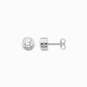 Thomas Sabo Large Rub Over Studs - Silver and Zirconia - H1670-051-14