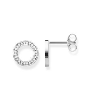 Thomas Sabo Open Circle Silver and Zirconia Stud Earrings H1947-051-14