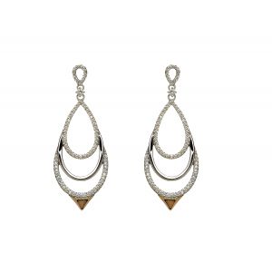 House of Lor Chandelier Earrings with Zirconia