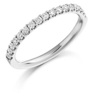 Raphael Collection Half Eternity Ring - Micro claw HET1023