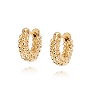 Daisy Dolly Huggie Hoop Earrings - Gold HUG04_GP