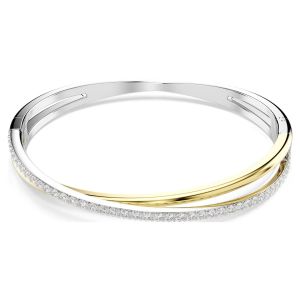 Swarovski Hyperbola Bangle - White with Mixed Metal Finish 5689720, 5689722