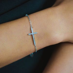 Georgini Cross Bracelet - Silver - IB142