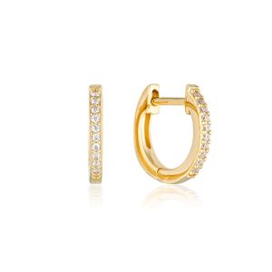 Georgini Noel Nights Shine Hoop Earrings - Gold - IE1036G