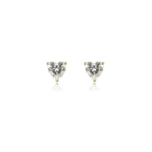 Georgini Sweetheart Stud Earrings - Gold