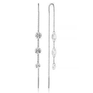 Georgini Mirage Ethereal Threader Earrings - Silver IE1165W