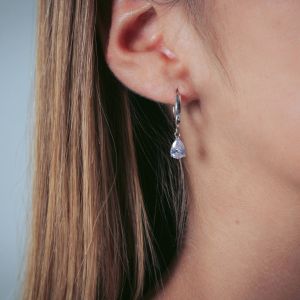 Georgini Pia Hoop Earrings - Silver