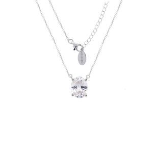 Georgini A Christmas Journey Ellipse Oval Pendant - Silver - IP890W
