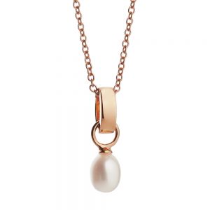 Jersey Pearl VIVA Pendant, Rose-Gold