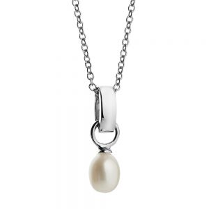 Jersey Pearl VIVA Pendant - Silver