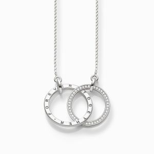 Thomas Sabo Together Forever Silver Interlink Necklace KE1489-051-14