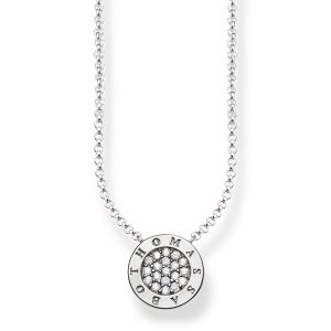 Thomas Sabo Classic Pavé Silver Necklace KE1493-051-14