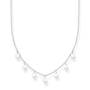 Thomas Sabo Silver Disc Drops Necklace KE2107-001-21-L45V