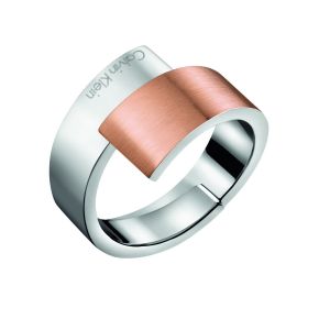 Calvin Klein Intense Ring - Silver and Rose