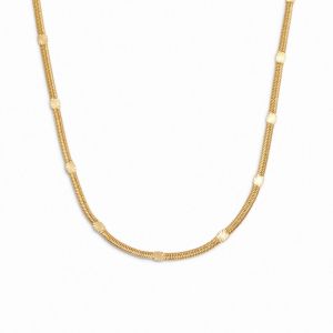 Katie Loxton Celeste Waterproof Gold Snake Chain Necklace KLJ6167