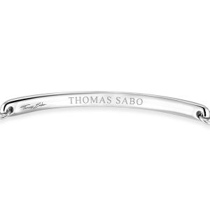 Thomas Sabo Silver Dots Love Bridge Bracelet LBA0044-001-12-L19.5v