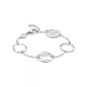 Nomination Luna Double Chain Large Silver Circles Bracelet - 140442_010