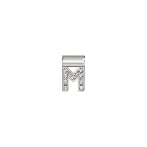 Nomination SeiMia pendant with letter M - Sterling Silver and Zirconia