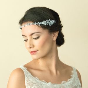 Ivory & Co Mae Silver and Crystal Hairvine