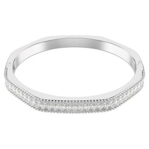 Swarovski Matrix Bangle Baguette Cut - White Rhodium Plated - 5705784