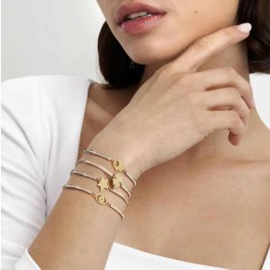 Nomination Milleluci Bracelet Stainless Steel Gold and Zirconia - Infinite