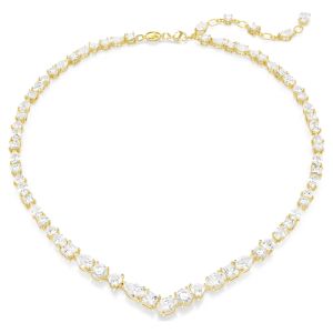 Swarovski Mesmera Necklace Mixed Cuts - White with Gold Tone Plating. Item code 5743826.