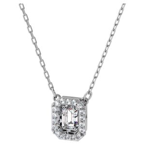 Swarovski Dancing Crystals Millenia Square Necklace - White with Rhodium Plating 5599177 