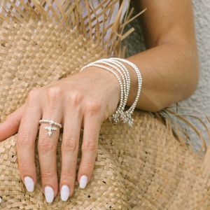 Annie Haak Mini Charm Silver Ring - My Guardian Angel