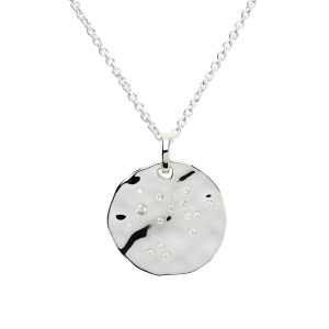 Unique & Co Zodiac Constellation Pendant - Pisces in Silver MK-617