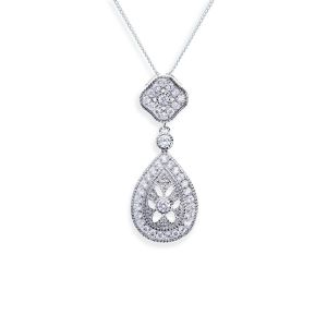 Ivory & Co Moonstruck Crystal Vintage Pave Pendant