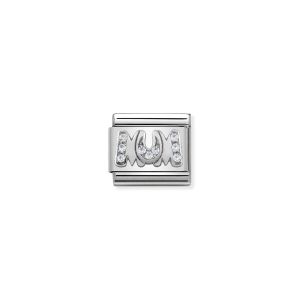 Nomination Silver and Zirconia Classic Mum Charm - 330316/08