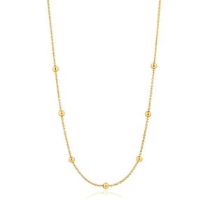 Ania Haie Gold Plated Orbit Beaded Necklace N001-04G