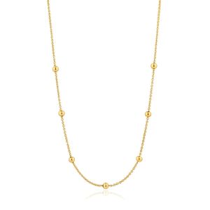 Ania Haie Gold Plated Orbit Beaded Necklace N001-04G