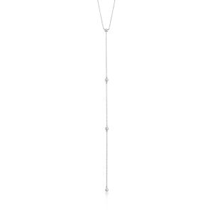 Ania Haie Modern Beaded Y Necklace - Silver N002-02H