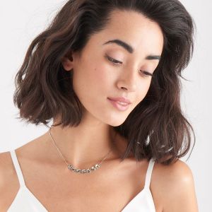 Ania Haie Crush Multiple Discs Necklace, Silver N017-04H 