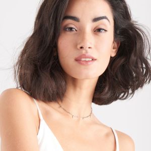 Ania Haie Glow Drop Necklace - Silver N018-02H