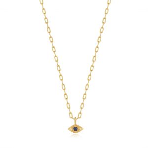 Ania Haie Lapis Evil Eye Gold Necklace N039-02G-L