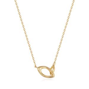 Ania Haie Gold Wave Link Necklace - N044-01G