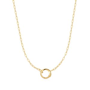 Ania Haie Gold Mini Link Charm Chain Connector Necklace - N048-04G