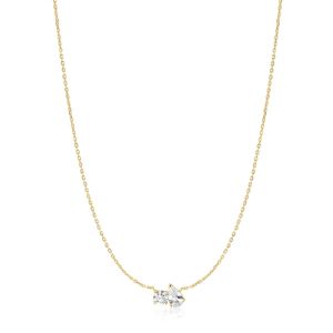 Ania Haie Toi & Moi Gold Necklace. Item code N071-02G.