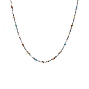Annie Haak Willow Multi Coloured Silver and Gold Plated Necklace