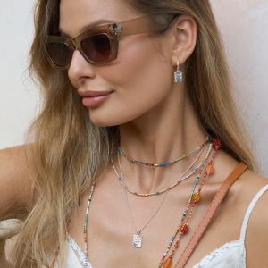 Annie Haak Willow Multi Coloured Silver and Gold Plated Necklace