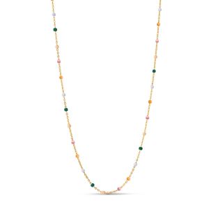 Enamel Copenhagen Lola Dreamy Gold Necklace. Item code N55G_dreamy.