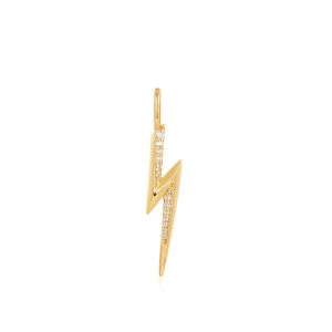 Ania Haie Gold Lightning Charm - NC048-32G