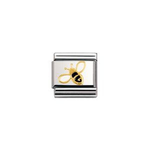 Nomination Classic Gold and Enamel Bee Charm